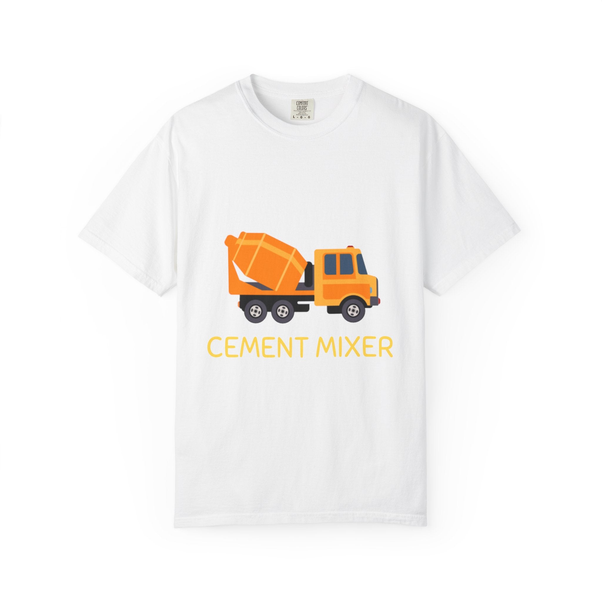 Cement Mixer Family Set - matching adult and infant tees